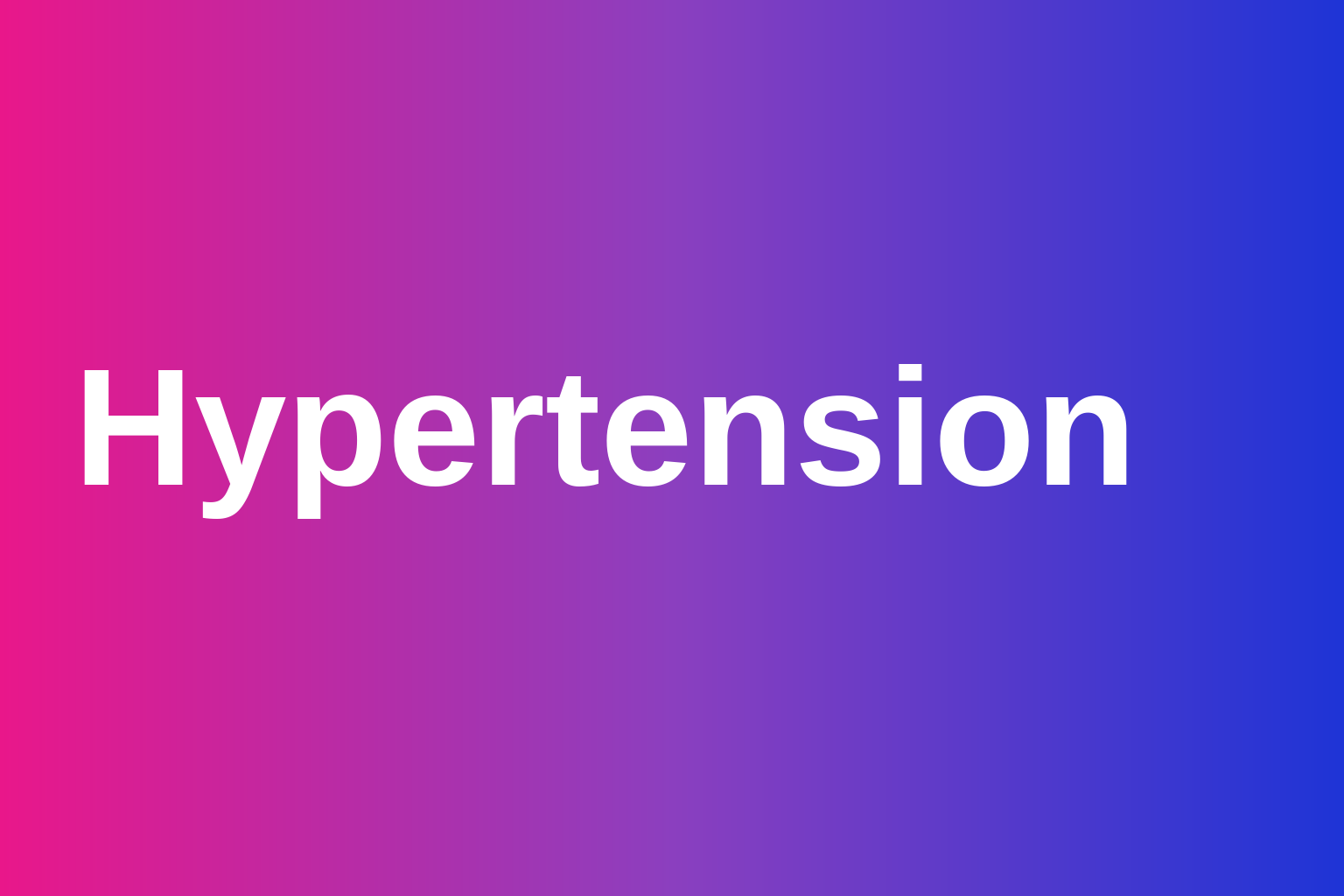 trialport plain-language guide to Hypertension