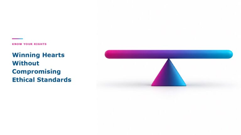 Winning Hearts Without Compromising Ethical Standards