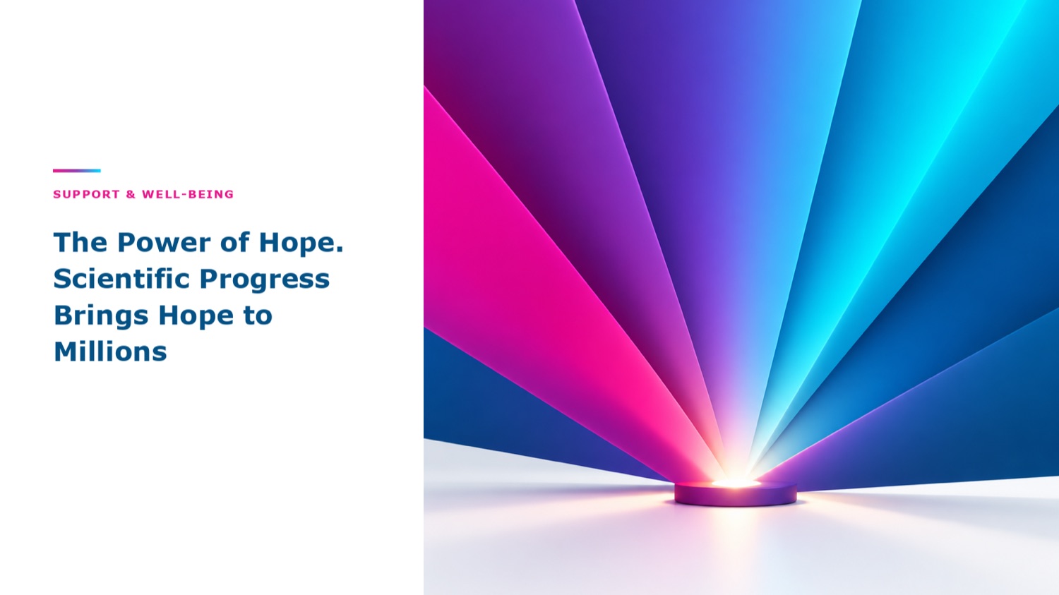 The Power of Hope. Scientific Progress Brings Hope to Millions