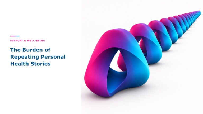 The Burden of Repeating Personal Health Stories
