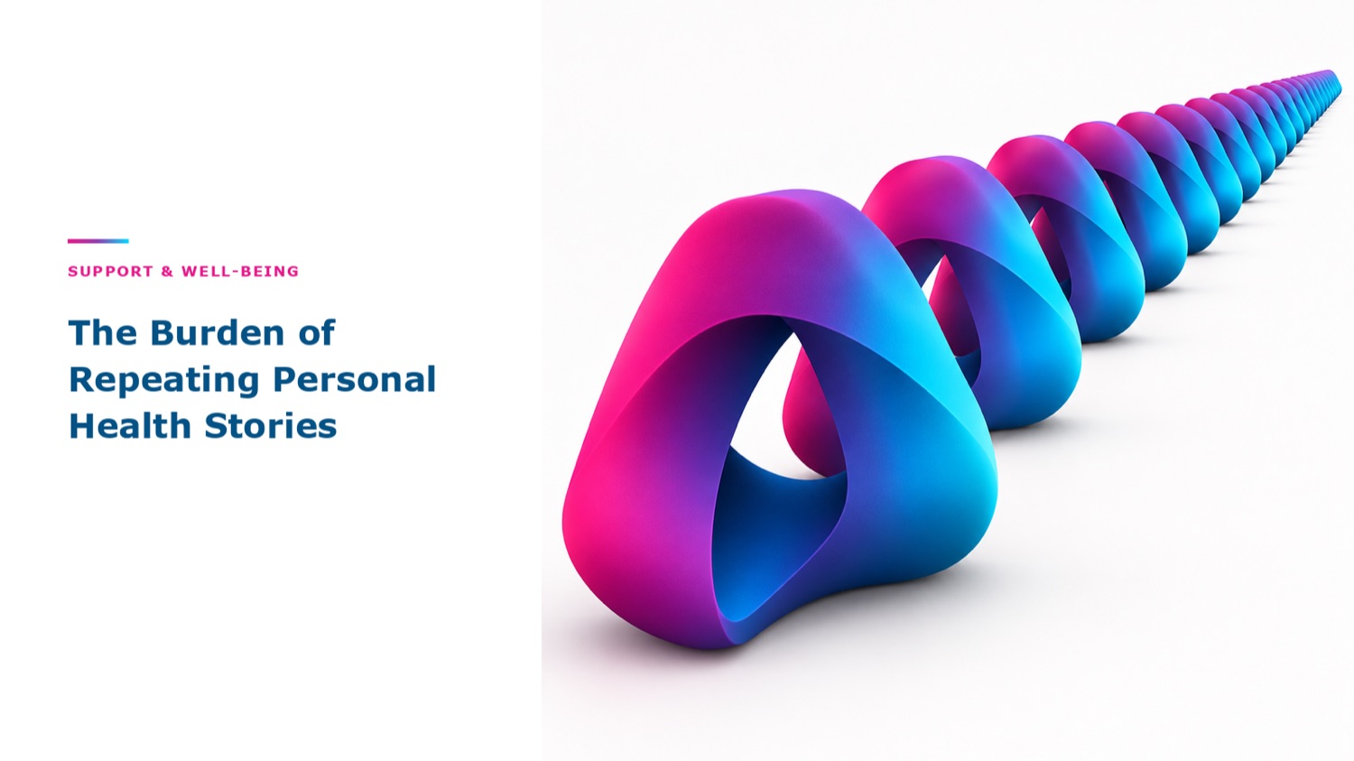 The Burden of Repeating Personal Health Stories