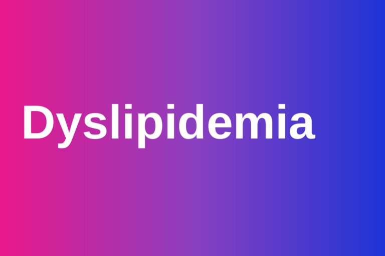 Dyslipidemia: a plain-language guide
