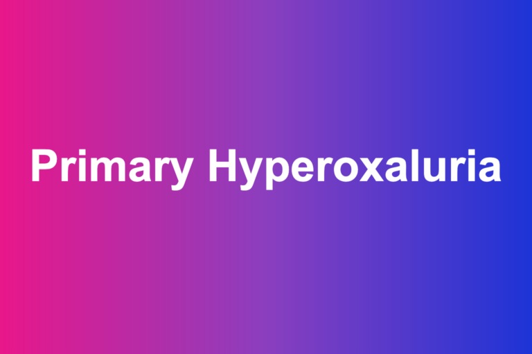 Primary hyperoxaluria: a plain-language guide