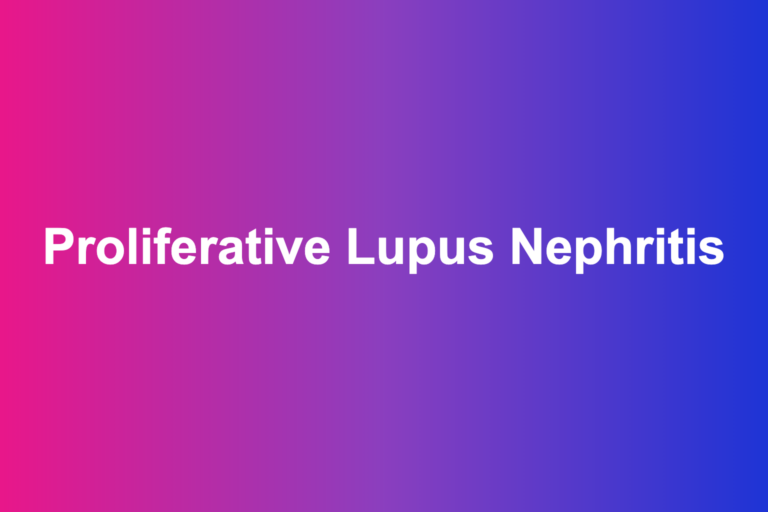 Proliferative lupus nephritis: a plain-language guide